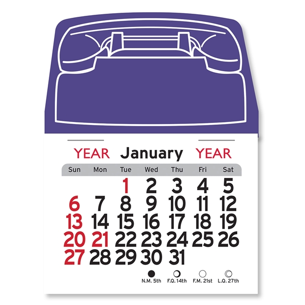 Telephone Peel-N-Stick® Calendar - Image 19