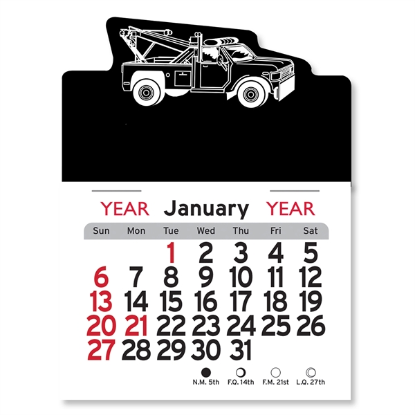 Tow Truck Peel-N-Stick® Calendar - Image 4