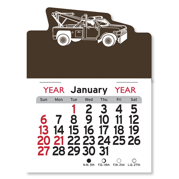 Tow Truck Peel-N-Stick® Calendar - Image 6