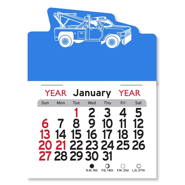 Tow Truck Peel-N-Stick® Calendar - Image 8
