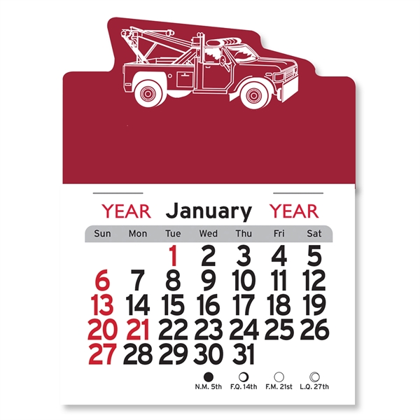 Tow Truck Peel-N-Stick® Calendar - Image 9