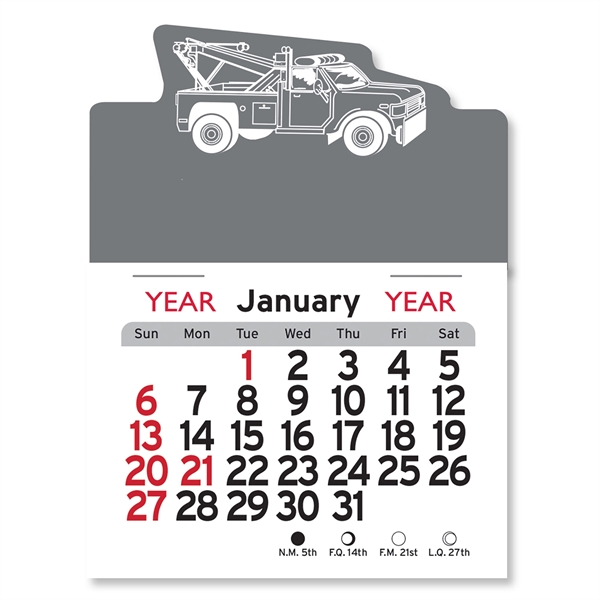 Tow Truck Peel-N-Stick® Calendar - Image 11