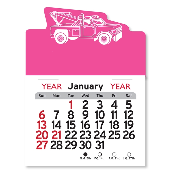 Tow Truck Peel-N-Stick® Calendar - Image 13