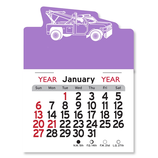 Tow Truck Peel-N-Stick® Calendar - Image 14