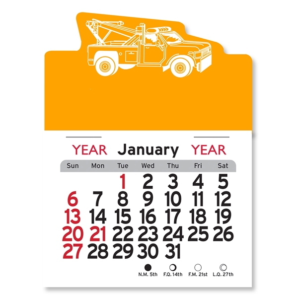 Tow Truck Peel-N-Stick® Calendar - Image 15