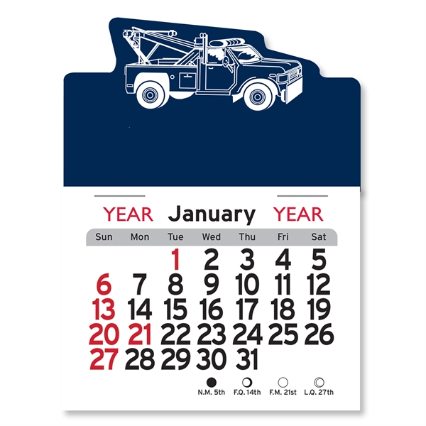 Tow Truck Peel-N-Stick® Calendar - Image 16