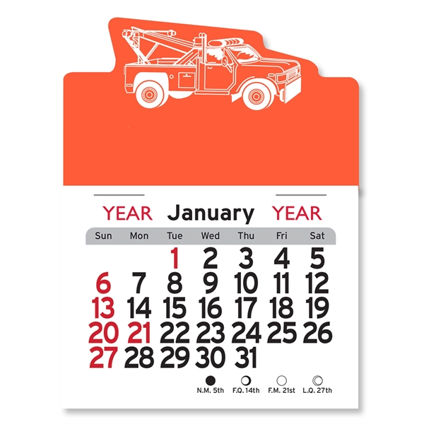 Tow Truck Peel-N-Stick® Calendar - Image 17