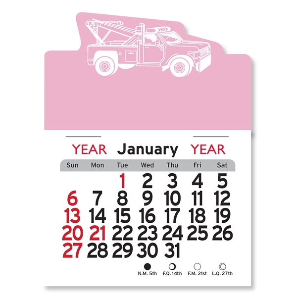 Tow Truck Peel-N-Stick® Calendar - Image 18