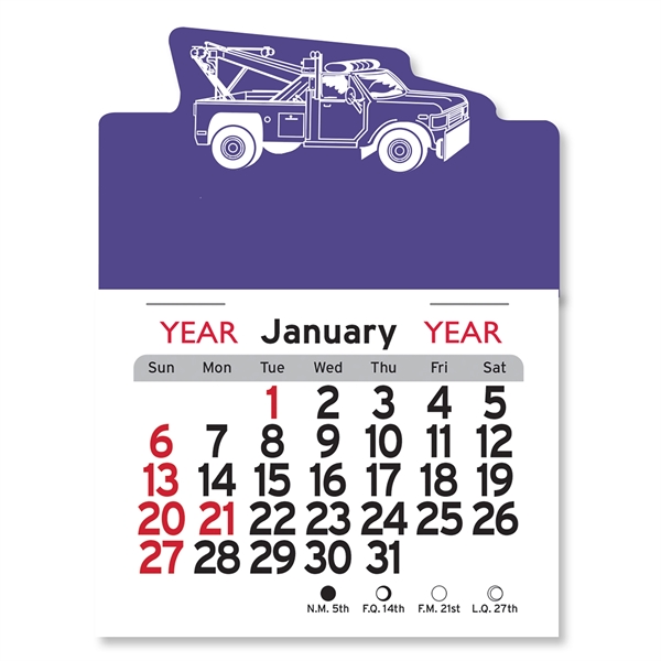 Tow Truck Peel-N-Stick® Calendar - Image 19