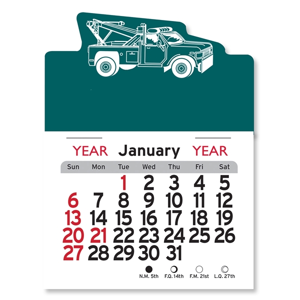 Tow Truck Peel-N-Stick® Calendar - Image 23