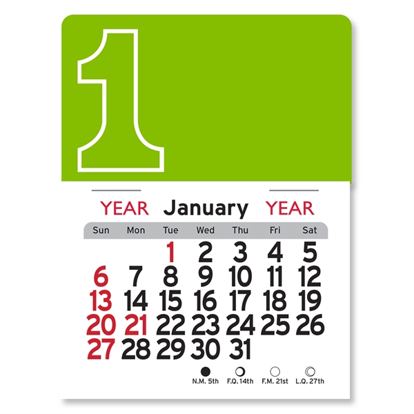 Number One Peel-N-Stick® Calendar - Image 2