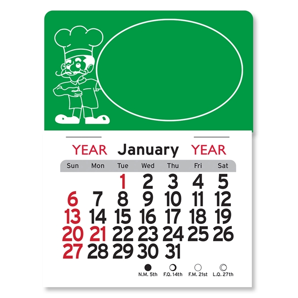Pizza Man Peel-N-Stick® Calendar - Image 10