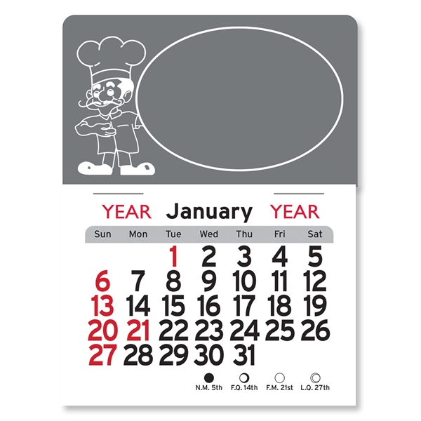 Pizza Man Peel-N-Stick® Calendar - Image 11