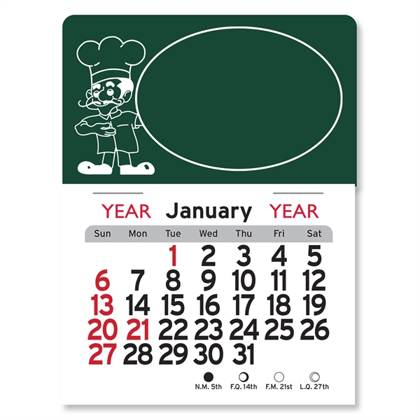 Pizza Man Peel-N-Stick® Calendar - Image 12