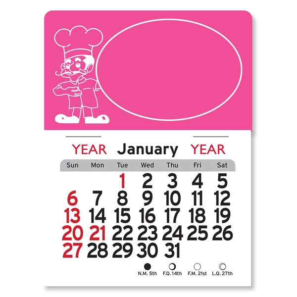 Pizza Man Peel-N-Stick® Calendar - Image 13