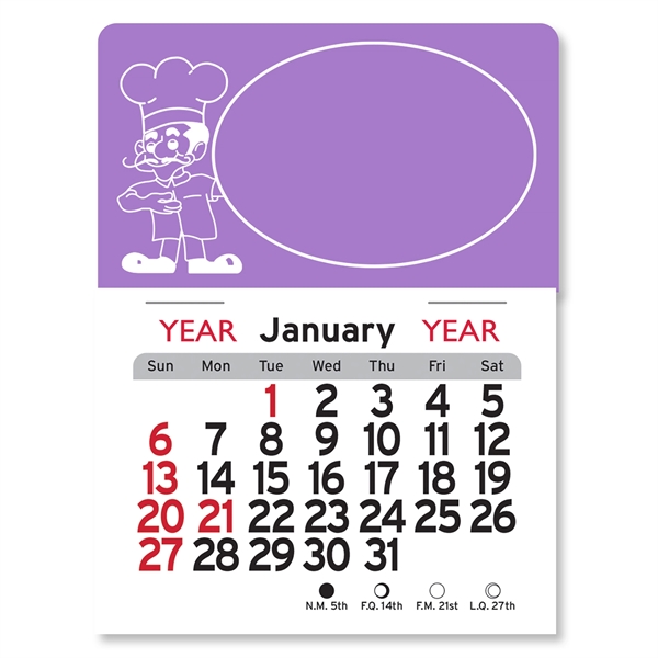 Pizza Man Peel-N-Stick® Calendar - Image 14