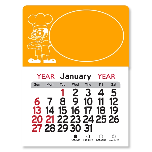 Pizza Man Peel-N-Stick® Calendar - Image 15