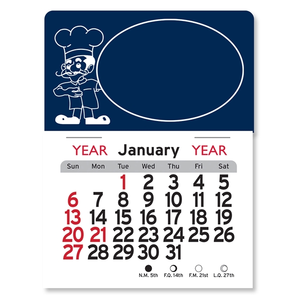 Pizza Man Peel-N-Stick® Calendar - Image 16