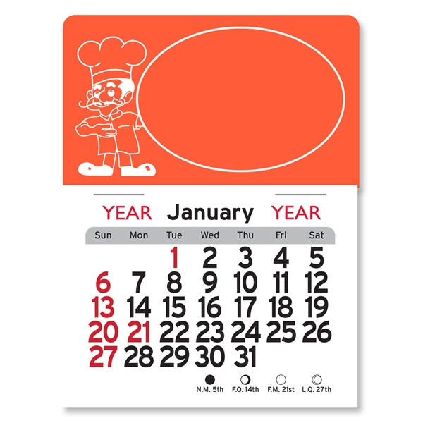Pizza Man Peel-N-Stick® Calendar - Image 17