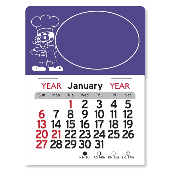 Pizza Man Peel-N-Stick® Calendar - Image 18