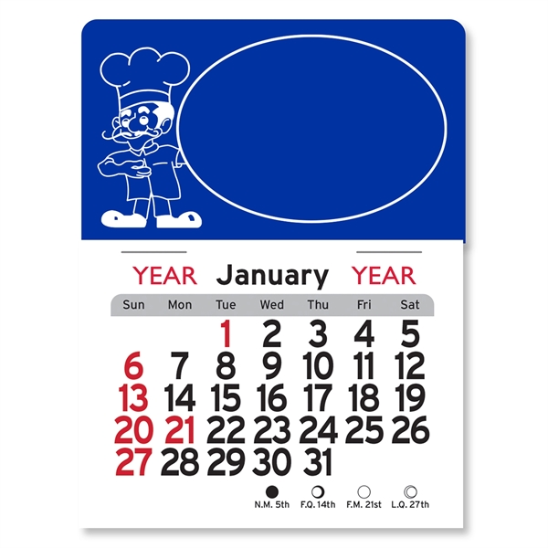 Pizza Man Peel-N-Stick® Calendar - Image 20