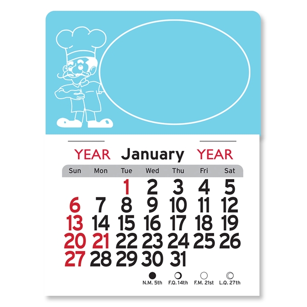 Pizza Man Peel-N-Stick® Calendar - Image 21