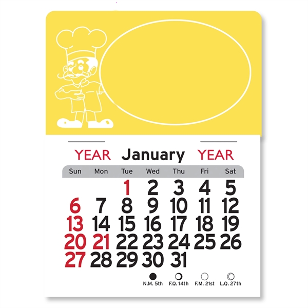 Pizza Man Peel-N-Stick® Calendar - Image 24