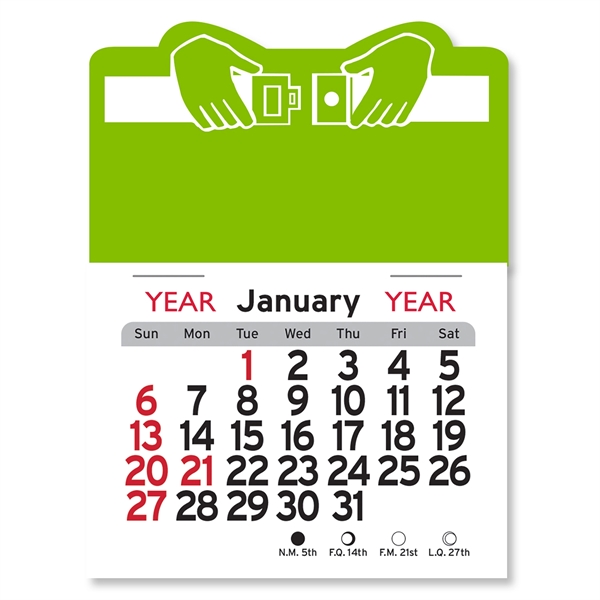 Buckle Up Shaped Peel-N-Stick® Calendar - Image 2