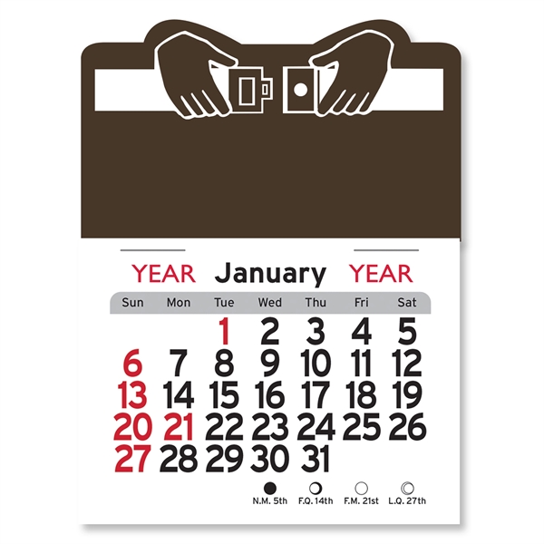 Buckle Up Shaped Peel-N-Stick® Calendar - Image 5