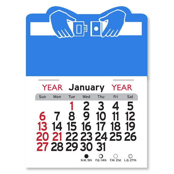 Buckle Up Shaped Peel-N-Stick® Calendar - Image 7