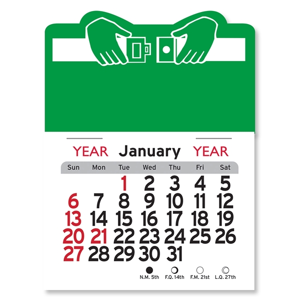 Buckle Up Shaped Peel-N-Stick® Calendar - Image 9
