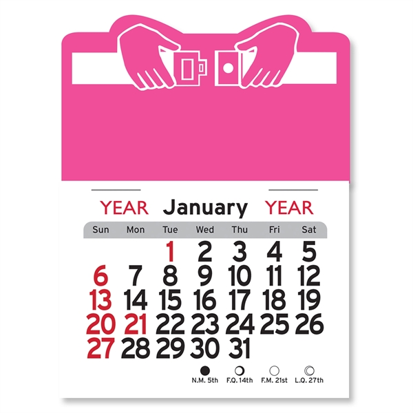 Buckle Up Shaped Peel-N-Stick® Calendar - Image 12