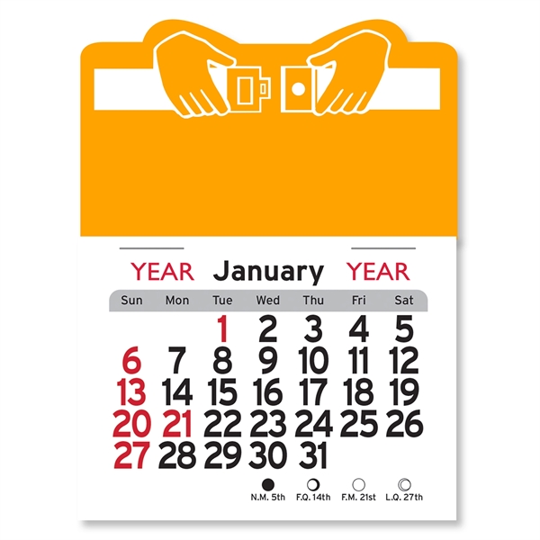 Buckle Up Shaped Peel-N-Stick® Calendar - Image 14