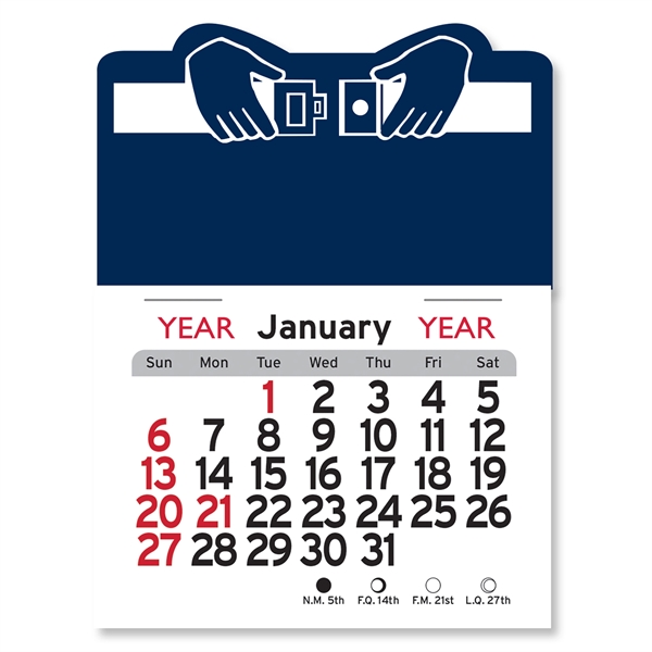 Buckle Up Shaped Peel-N-Stick® Calendar - Image 15
