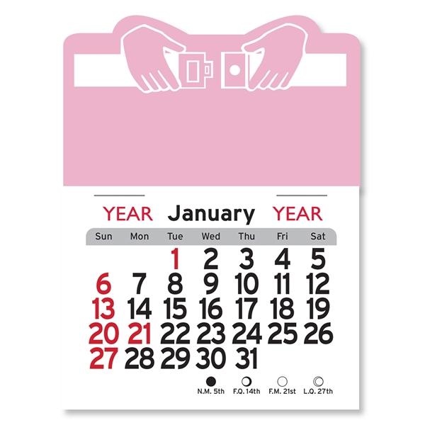 Buckle Up Shaped Peel-N-Stick® Calendar - Image 17