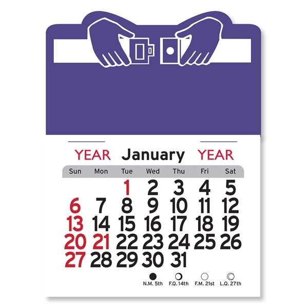 Buckle Up Shaped Peel-N-Stick® Calendar - Image 18