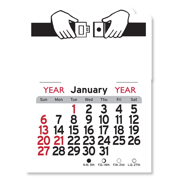 Buckle Up Shaped Peel-N-Stick® Calendar - Image 23