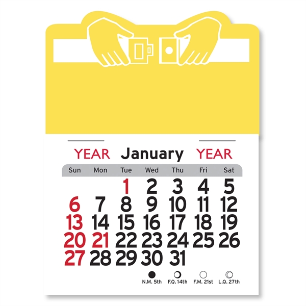 Buckle Up Shaped Peel-N-Stick® Calendar - Image 24