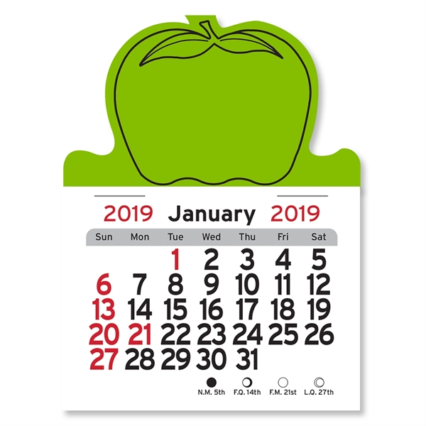 Apple Shaped Peel-N-Stick® Calendar - Image 2