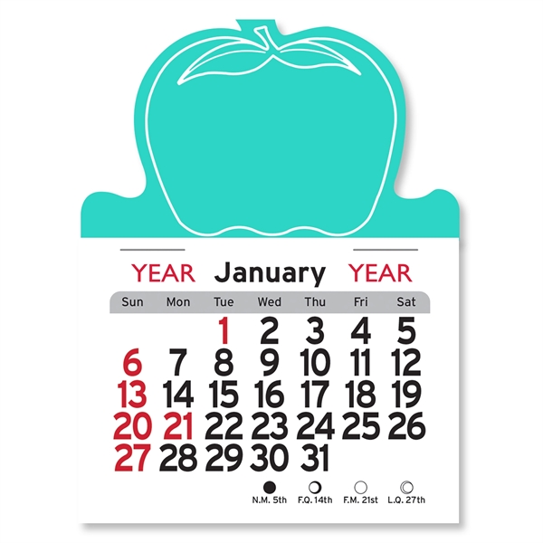 Apple Shaped Peel-N-Stick® Calendar - Image 3