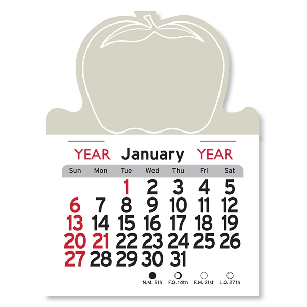 Apple Shaped Peel-N-Stick® Calendar - Image 5