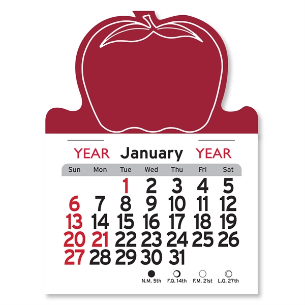 Apple Shaped Peel-N-Stick® Calendar - Image 9