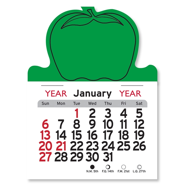 Apple Shaped Peel-N-Stick® Calendar - Image 10