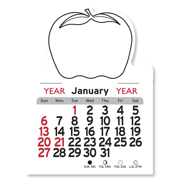 Apple Shaped Peel-N-Stick® Calendar - Image 24