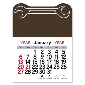 Wrench Peel-N-Stick® Calendar
