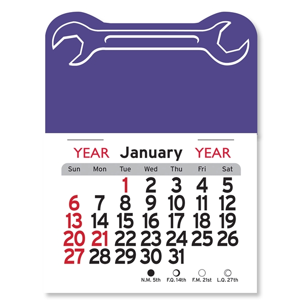 Wrench Peel-N-Stick® Calendar - Image 19