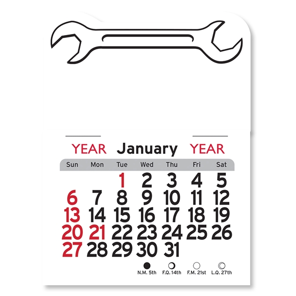 Wrench Peel-N-Stick® Calendar - Image 24
