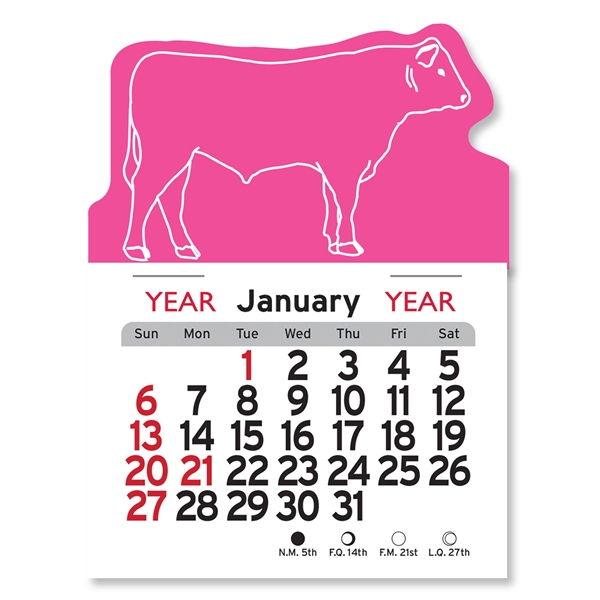 Steer Shaped Peel-N-Stick® Calendar - Image 13