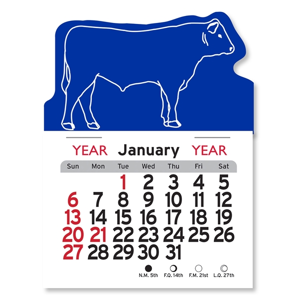 Steer Shaped Peel-N-Stick® Calendar - Image 21