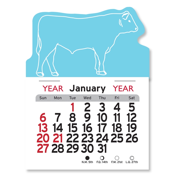 Steer Shaped Peel-N-Stick® Calendar - Image 22